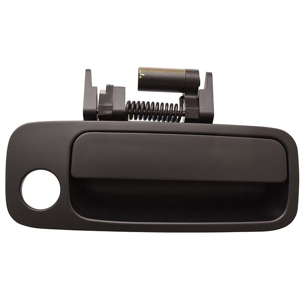 MANIJA EXTERIOR TY SOLARA 99-03  CON HOYO PARA LLAVE LISA PARA PINTAR NEGRA PLASTICO HUSHAN Derecho Delantera  