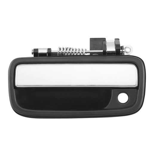 MANIJA EXTERIOR TY TACOMA 95-04  CON HOYO PARA LLAVE LISA NEGRA/CROMO PLASTICO HUSHAN Izquierdo Delantera  