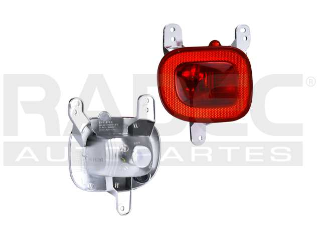 CUARTO TRASERO JP RENEGADE 17-22 BLANCO/ROJO S/FOCO DEPO IZQ