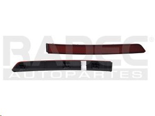CUARTO REFLEJANTE TRASERO INTERIOR VW TIGUAN 18-21 DEPO IZQ