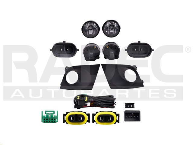 JUEGO FARO NIEBLA NS TIIDA 07-18 C/REJILLA CN