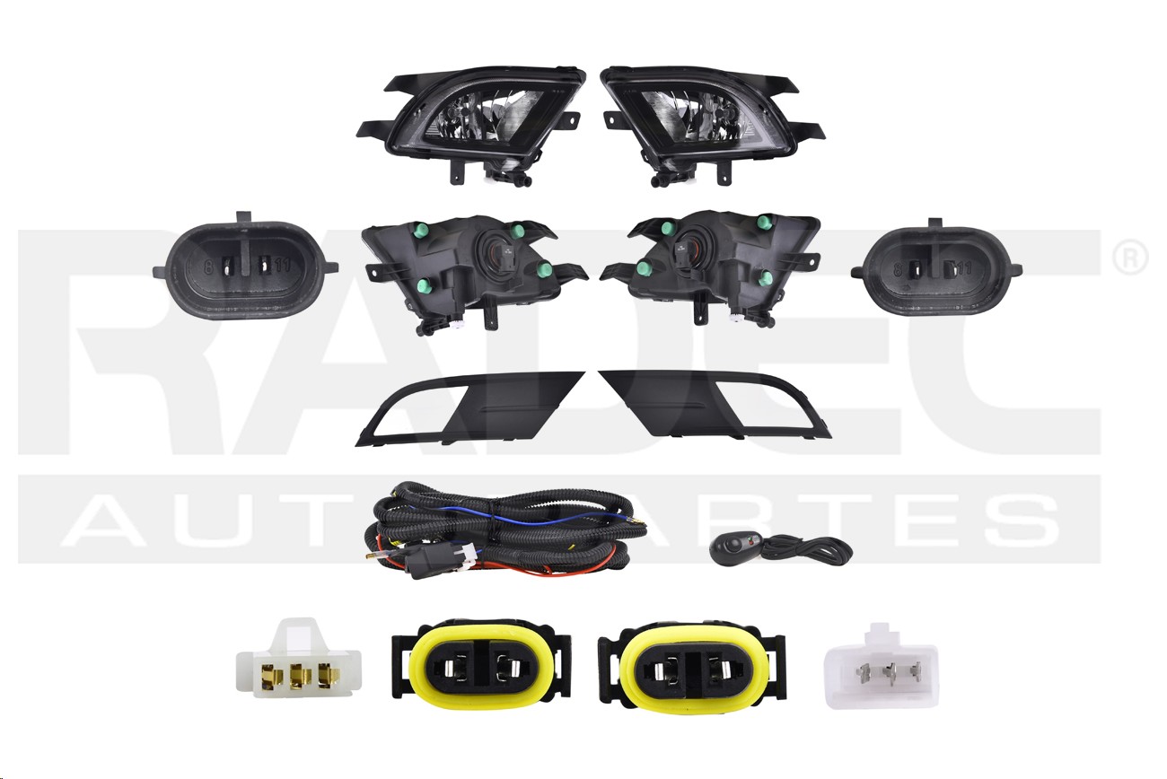 JUEGO FARO NIEBLA VW JETTA BICENTENARIO 15-18 C/REJILLA CN