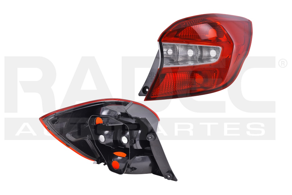 CALAVERA FD FIGO 16-18 5 PUERTAS ROJO/BLANCO S/FOCO DEPO DER