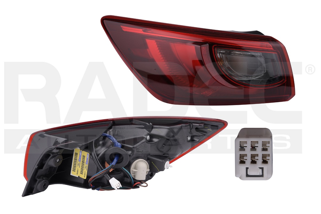 CALAVERA EXTERIOR MZ CX3 16-23 C/LEDS DEPO IZQ