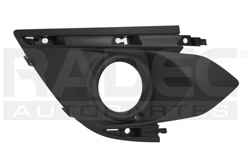 REJILLA FASCIA DELANTERA MT MIRAGE 17-20 C/HOYO P/FARO GLS L3 3 CILINDROS 1.2L 5 PUERTAS DER