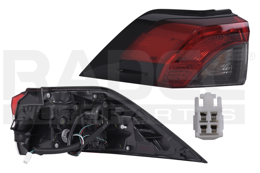 CALAVERA EXTERIOR TY RAV 4 19-23 C/LEDS C/FOCO DEPO IZQ