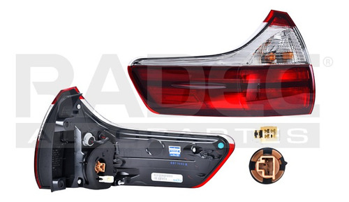 CALAVERA EXTERIOR TY SIENNA 15-20 C/LEDS DEPO IZQ