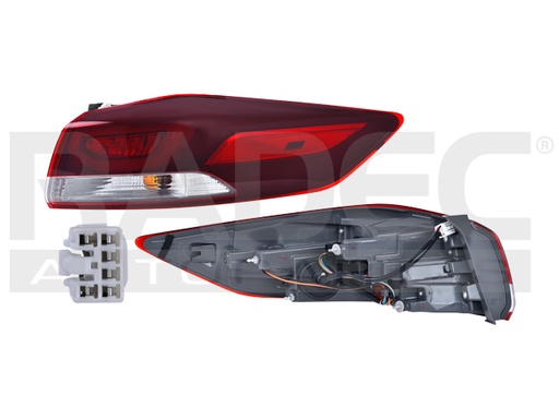 CALAVERA EXTERIOR HY ELANTRA 17-18 C/LEDS DEPO DER