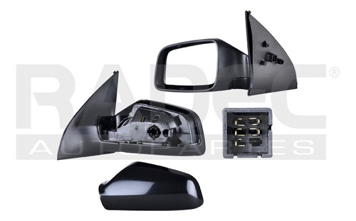 ESPEJO CV ASTRA 00-03 ELECTRICO C/DESEMPANANTE 5 PINES P/PINTAR IZQ