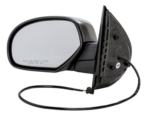 ESPEJO CV CHEYENNE 07-13 ELECTRICO E/ABATIBLE C/DESEMPANANTE C/DIRRECCIONAL C/MEMORIA SATINADO HYBRID/PLATINUM/LTZ/BASE/LS/LT/Z71/DENALI/SLE/SLT IZQ