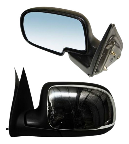 ESPEJO CV CHEYENNE 99-06 MANUAL CROMADO C3/HT/LIMITED/WT/HYBRID/LTZ/SS/BASE/LS/LT/Z71/DENALI/SL/SLE/SLT IZQ
