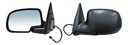 ESPEJO CV CHEYENNE/SILVERADO/SIERRA 99-06 ELECTRICO C/DESEMPAÑANTE C/LUZ INFERIOR CORRUGADO NEGRO LIMITED/LTZ/BASE/LS/LT/Z71/DENALI/SL/SLE/SLT IZQ