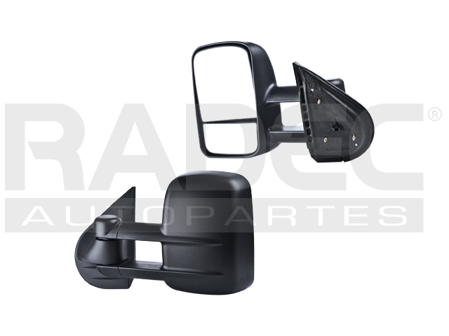 ESPEJO CV SILVERADO 3500 07-13 MANUAL DOBLE LUNA NEGRO XFE/WT/HYBRID/LTZ/BASE/LT/DENALI/SLE/SLT IZQ