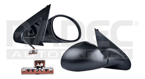 ESPEJO DG NEON 00-05 ELECTRICO MAN/ABATIBLE NEGRO HIGH/ACR/ES/LX/BASE/RT/SE L4 4CILINDROS 2.0L 4 PUERTAS DER