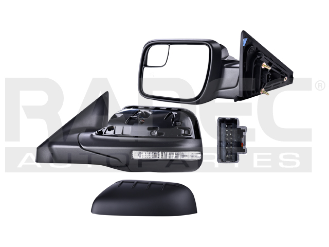 ESPEJO FD EXPLORER 11-15 ELECTRICO C/DESEMPANANTE C/DIRECCIONAL C/PUNTO CIEGO C/LUZ INFERIOR E/ABATIBLE P/PINTAR PINES LIMITED/BASE/XLT/SPORT L4/V6 4/6CILINDROS 2.0/3.5L IZQ