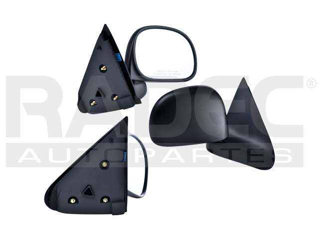 ESPEJO FD F-150 97-09 MANUAL T/BANDERA NEGRO LIGHTNING/LARIAT/HARLEY/KING RANCH/BASE/XL/XLT V8 8CILINDROS 4.6/5.L 2/4 PUERTAS DER