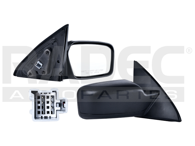 ESPEJO FD FUSION 06-11 ELECTRICO C/DESENPANANTE CORRUGADO 5 PINES PREMIER/HYBRID/SEL/SE/BASE/SPORT/S L4/V6 4/6CILINDROS 2.5/3.6L 4 PUERTAS DER