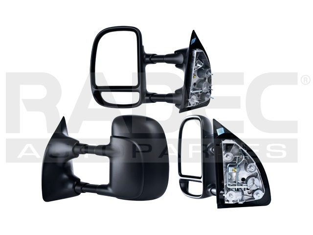 ESPEJO FD F-350 99-07 MANUAL NEGRO LARIAT/HARLEY/KING RANCH/XL/XLT V8/V10 8/10CILINDROS 5.4/6.0/6.8L 2/4 PUERTAS IZQ