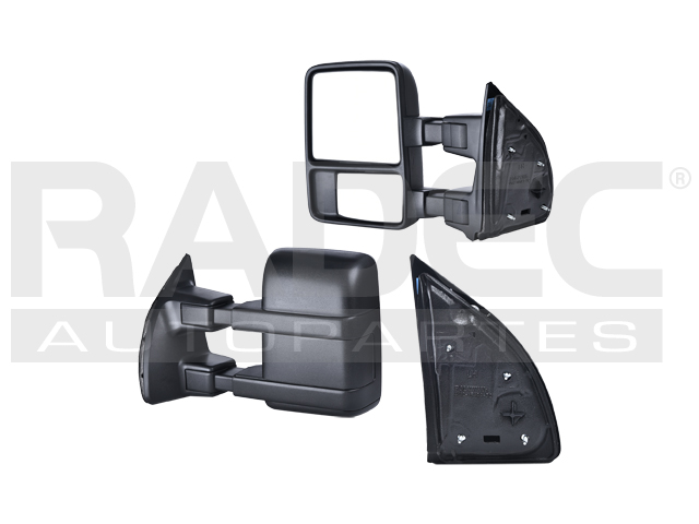 ESPEJO FD F-350 08-16 MANUAL NEGRO LARIAT/HARLEY/FX4/KING RANCH/BASE/XL/XLT V8 8CILINDROS 6.2/6.7L 2/4 PUERTAS IZQ