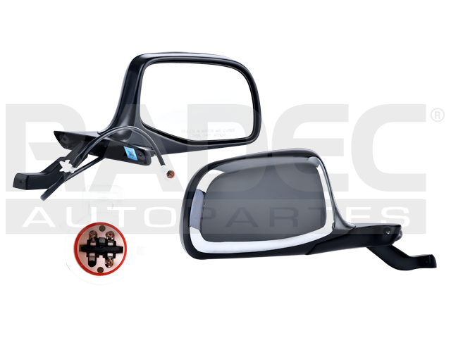 ESPEJO FD F-150 92-96 ELECTRICO CROMADO LIGHTNING/BASE/XL/EDDIE BAUER/XLT/F-150/F-250/F-350 V6/V8 6/8CILINDROS 2.0/3.3/4.2/4.6/5.4L 2 PUERTAS DER