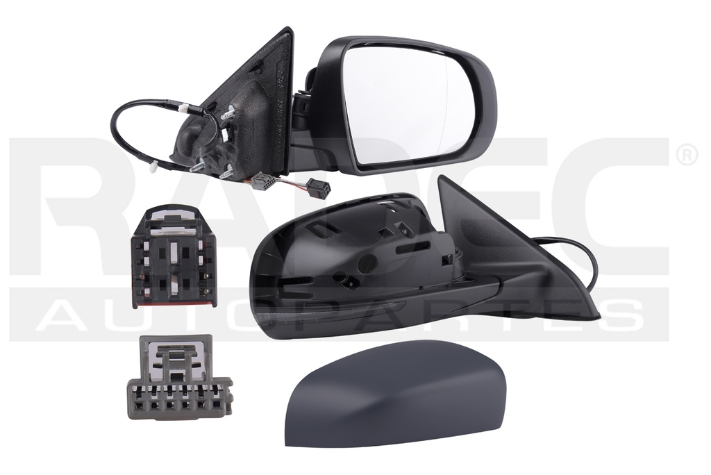 ESPEJO JP COMPASS 18-20 ELECTRICO P/PINTAR 3 PINES 4X2 LATITUD/LIMITED L4 4 CILINDROS 2.4L 5 PUERTAS DER