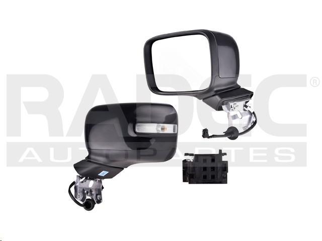 ESPEJO JP RENEGADE 17-22 ELECTRICO C/DESENPANANTE C/DIRECCIONAL P/PINTAR 7 PINES ALTITUDE/LATITUDE/LIMITED/NORTH/SPORT L4/V6 4/6CILINDROS 1.4/1.8/2.4L 4 PUERTAS IZQ