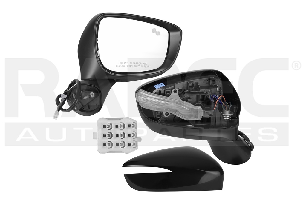 ESPEJO MZ CX5 15-17 ELECTRICO C/DESENPANANTE C/DIRECCIONAL C/SENSOR DE PROXIMIDAD P/PINTAR 6 PINES I GRAND TOURING/S GRAND TOURING L4 4 CILINDROS 2.0/2.5L 5 PUERTAS DER