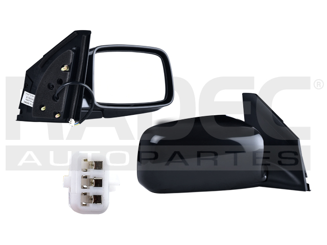 ESPEJO MT LANCER 04-07 ELECTRICO P/PINTAR 3 PINES LS/ES L4/V6 4/6CILINDROS 2.4/3.8L 4 PUERTAS DER