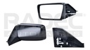 ESPEJO NS TSURU I 84-87 2 PUERTAS C/CONTROL NEGRO ALL MODELS IZQ