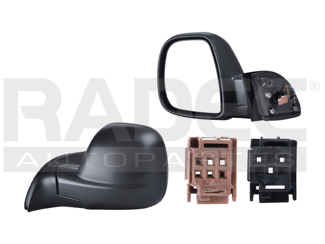 ESPEJO PG PARTNER 13-19 ELECTRICO C/DESENPANANTE CORRUGADO 5 PINES ELECTRIC/VTI 1.6 95/VTI 1.6 120/HDI 1.6 90/HDI 1.6 75/HDI 1.6 115/HDI 1.6 110/1.6 IZQ