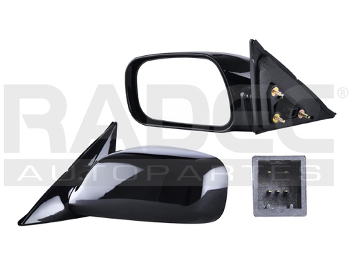 ESPEJO TY CAMRY 02-06 ELECTRICO C/DESEMPANANTE P/PINTAR 5 PINES BASE/XLE/SE/LE IZQ