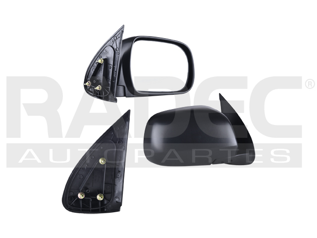 ESPEJO TY HILUX 05-11 MANUAL NEGRO DER