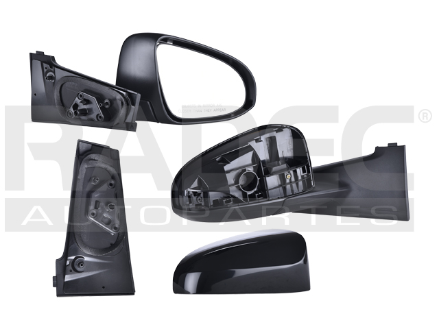 ESPEJO TY YARIS 12-16 5 PUERTAS MANUAL CORRUGADO PREMIUM/CORE/BASE/CE/SE/LE/L DER