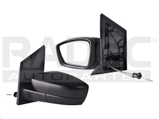 ESPEJO VW CROSSFOX 11-15 C/CONTROL CORRUGADO IZQ