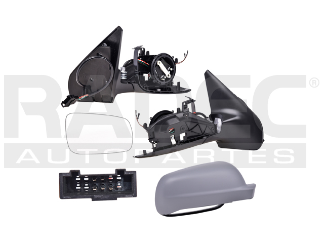 ESPEJO VW JETTA 99-15 ELECTRICO P/PINTAR 5 PINES GL/GLI/GLS/GLX/TDI/VR6/SOCCER/EUROPA/COMFORTLINE L4/L5/V6 4/5/6 CILINDROS 1.8/1.9/2.0/2.5/2.8L 4 PUERTAS DER