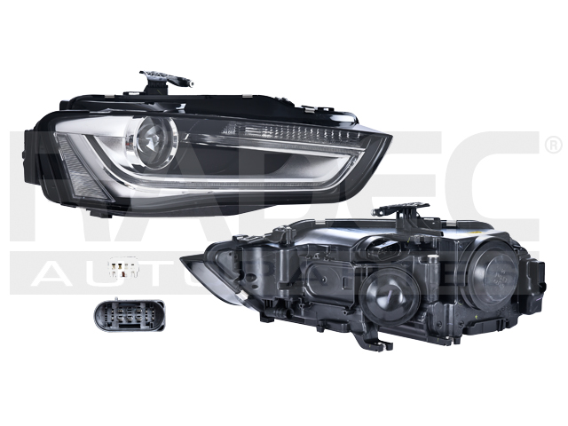 FARO AD A4 13-16 ELECTRICO C/MOTOR C/LUPA P/FOCO XENON C/LEDS S/FOCO DEPO DER