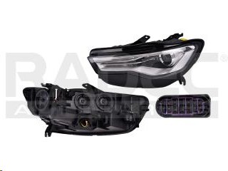 FARO AD A6 16-18 ELECTRICO C/MOTOR C/LEDS P/FOCO XENON S/FOCO DEPO IZQ