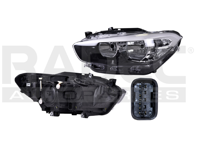 FARO BW SERIE 1 16-17 ELECTRICO C/MOTOR FONDO NEGRO C/LEDS S/FOCO DEPO IZQ