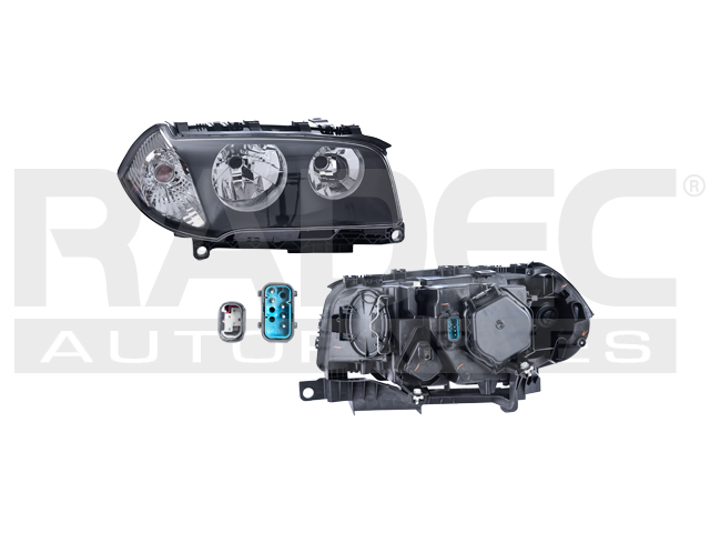 FARO BW X3 03-06 ELECTRICO C/MOTOR FONDO NEGRO P/FOCO HALOGENO S/FOCO DEPO DER