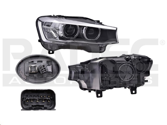 FARO BW X3 15-17 ELECTRICO C/MOTOR S/FUNCION DE LUCES ADAPTATIVAS P/FOCO XENON C/LEDS S/FOCO DEPO DER