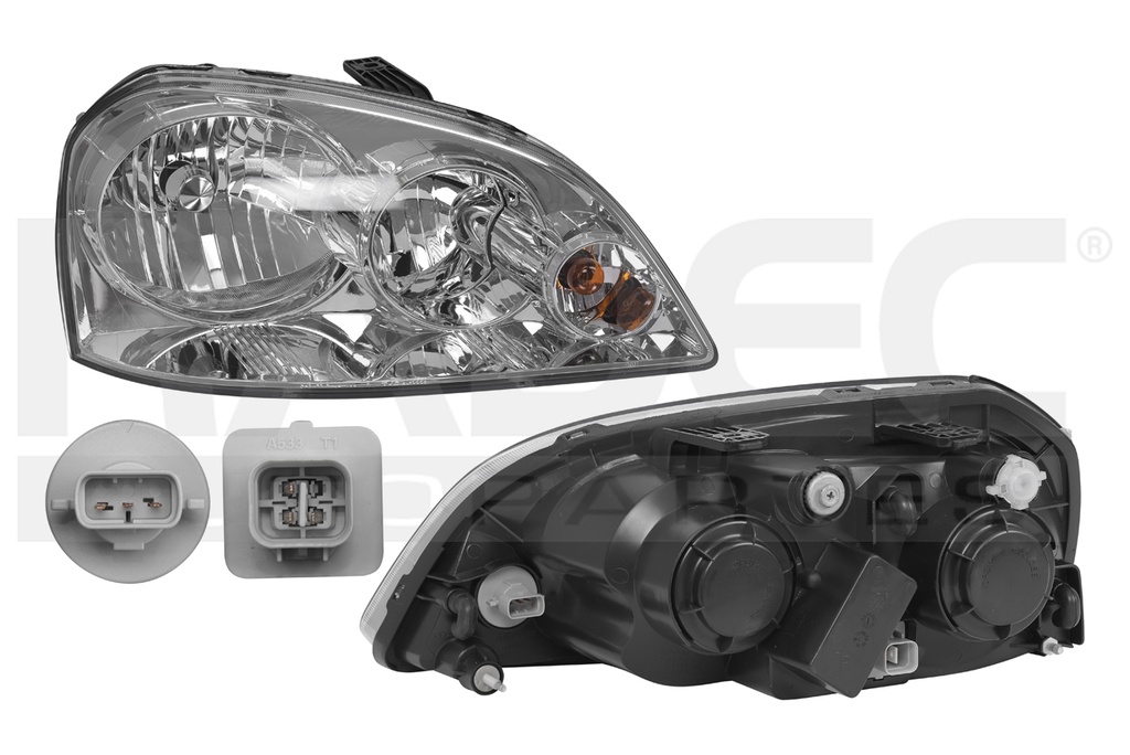 FARO CV OPTRA 06-10 3 PINES TYC DER
