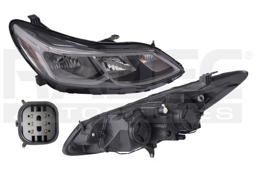 FARO CV CRUZE 16-19 LINEA NUEVA C/FOCO HALOGENO S/LUZ DE DIA DEPO DER