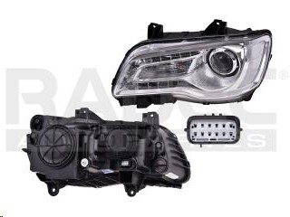 FARO CR 300 15-17 FONDO CROMADO C/FOCO DEPO IZQ