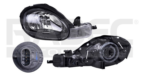 FARO DG NEON 00-02 CON BISEL NEGRO DEPO 