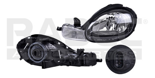 FARO DG NEON 00-02 CON BISEL NEGRO DEPO 