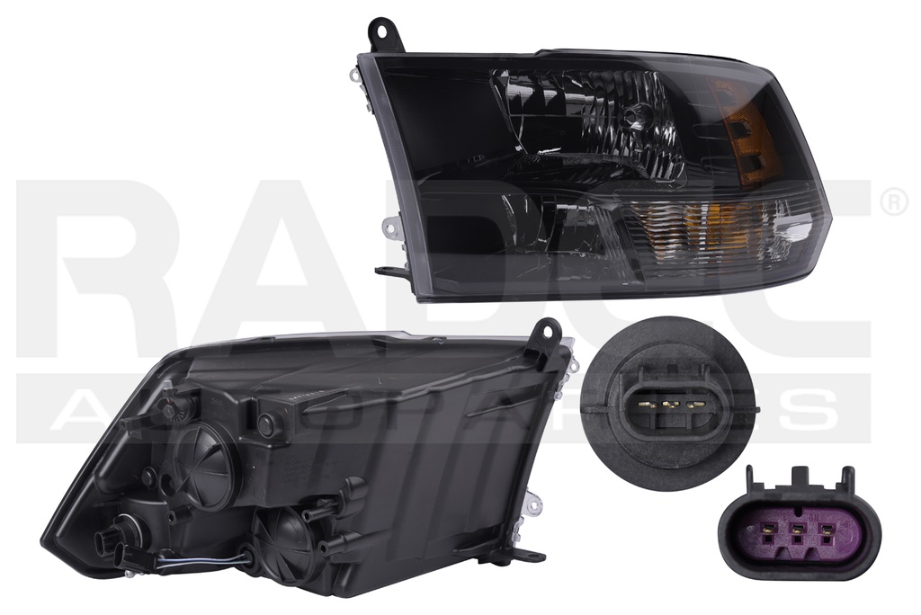 FARO DG RAM PU 13-18 FONDO NEGRO C/FOCO DEPO IZQ