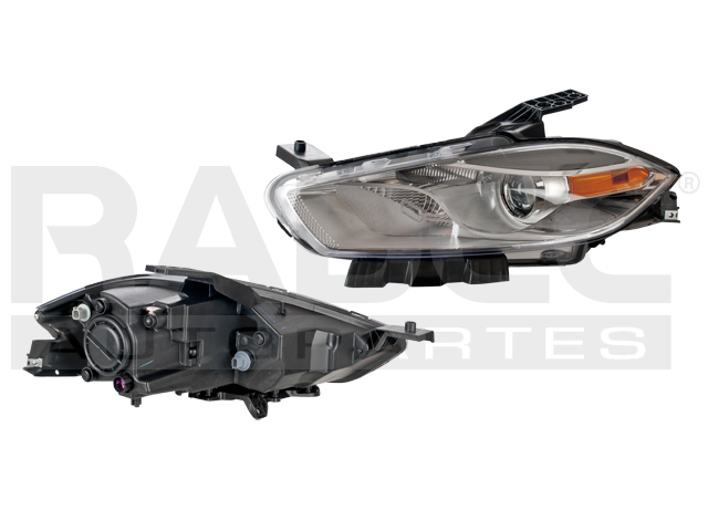 FARO DG DART 13-16 FONDO CROMADO C/FOCO HALOGENO DEPO IZQ