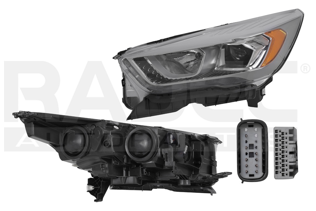 FARO FD ESCAPE 17-18 EUROPEA ELECTRICO C/MOTOR C/LEDS S/FOCO HALOGENO DEPO IZQ