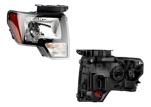 FARO FD LOBO 09-14 BISEL NEGRO C/FOCO DEPO DER