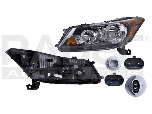FARO HD ACCORD 08-12 4 PUERTAS C/FOCO DEPO IZQ
